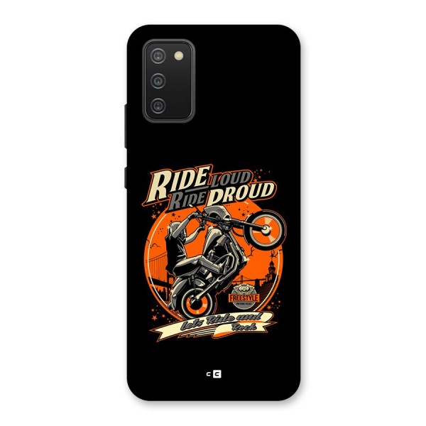 Proud Rider Back Case for Galaxy M02s
