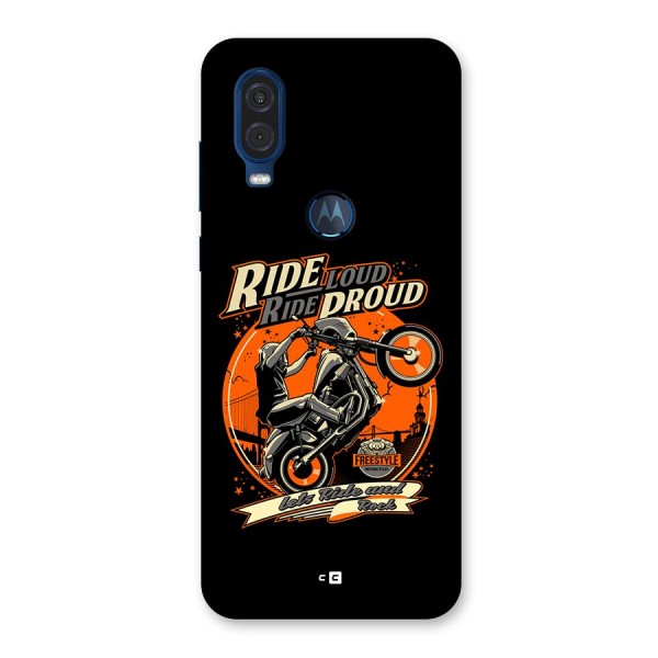 Proud Rider Back Case for Motorola One Vision