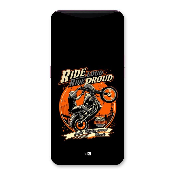 Proud Rider Back Case for Oppo Find X