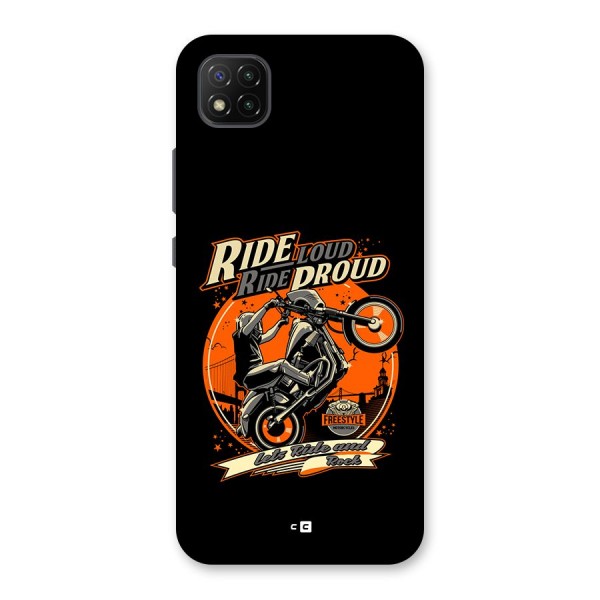 Proud Rider Back Case for Poco C3