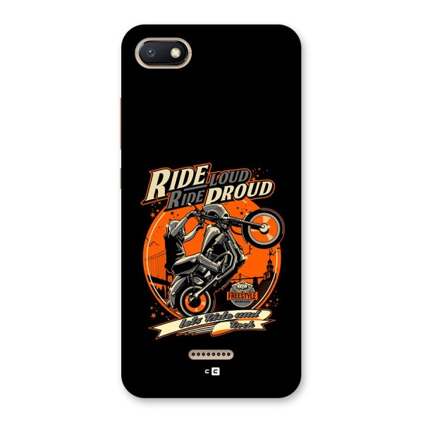 Proud Rider Back Case for Redmi 6A