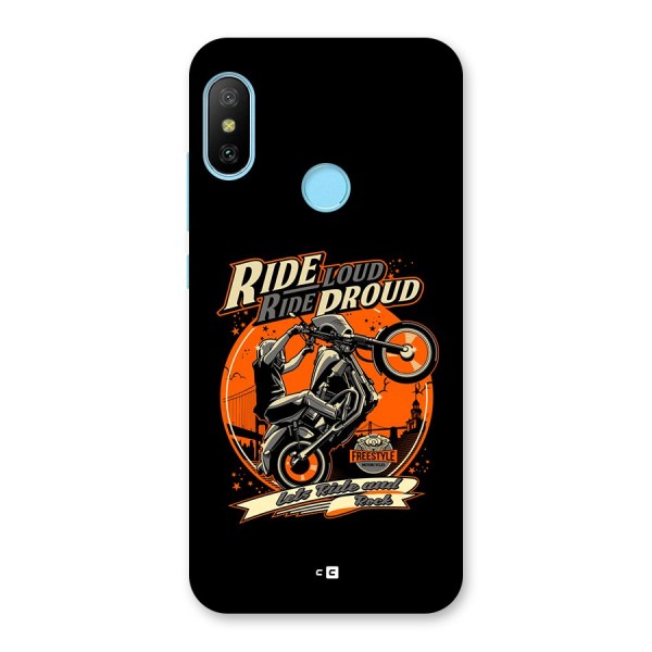 Proud Rider Back Case for Redmi 6 Pro