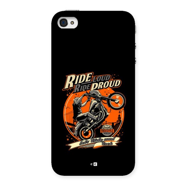 Proud Rider Back Case for iPhone 4 4s