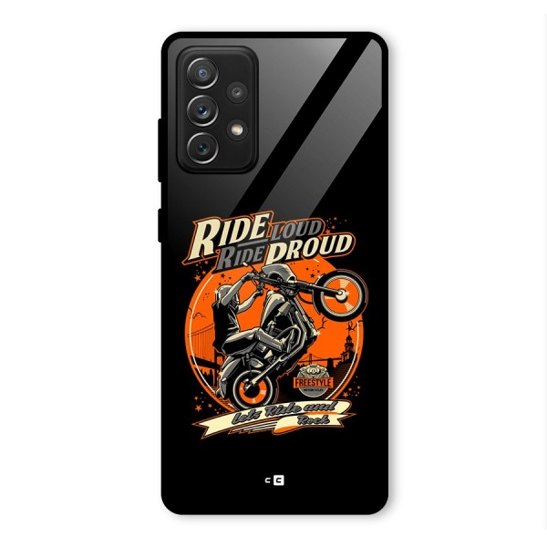 Proud Rider Glass Back Case for Galaxy A72