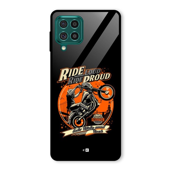 Proud Rider Glass Back Case for Galaxy F62