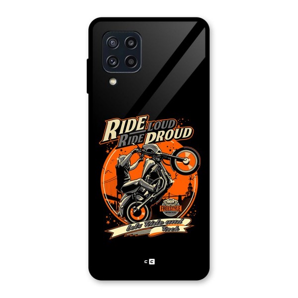 Proud Rider Glass Back Case for Galaxy M32