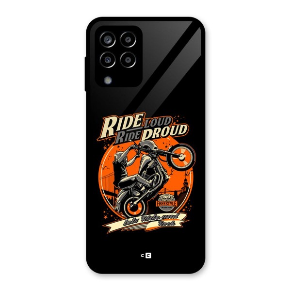 Proud Rider Glass Back Case for Galaxy M33