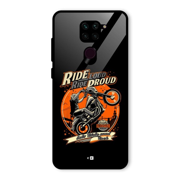 Proud Rider Glass Back Case for Redmi Note 9