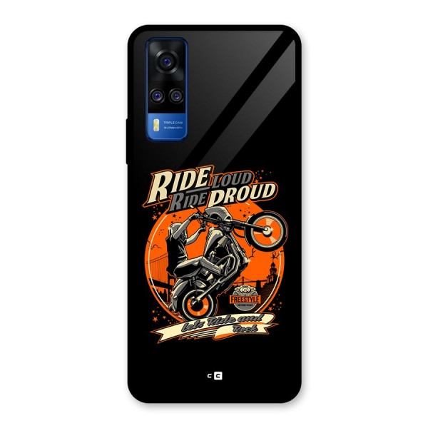 Proud Rider Glass Back Case for Vivo Y31