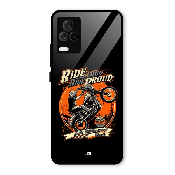 Proud Rider Glass Back Case for Vivo iQOO 7 Legend 5G