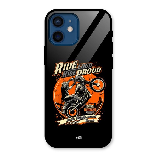 Proud Rider Glass Back Case for iPhone 12 Mini