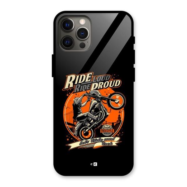 Proud Rider Glass Back Case for iPhone 12 Pro Max