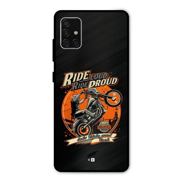 Proud Rider Metal Back Case for Galaxy A51