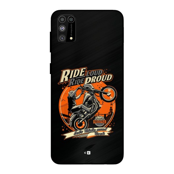 Proud Rider Metal Back Case for Galaxy M31