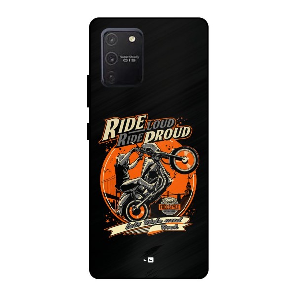Proud Rider Metal Back Case for Galaxy S10 Lite