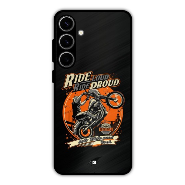 Proud Rider Metal Back Case for Galaxy S24 Plus