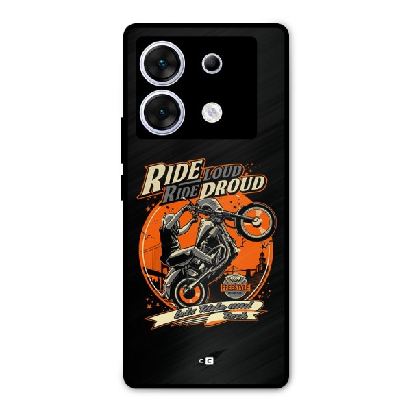 Proud Rider Metal Back Case for Infinix Zero 30 5G