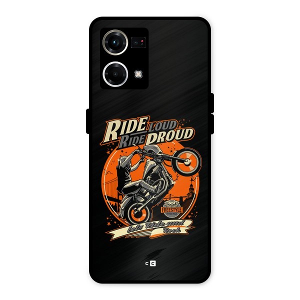 Proud Rider Metal Back Case for Oppo F21s Pro 4G