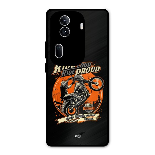 Proud Rider Metal Back Case for Oppo Reno11 Pro 5G