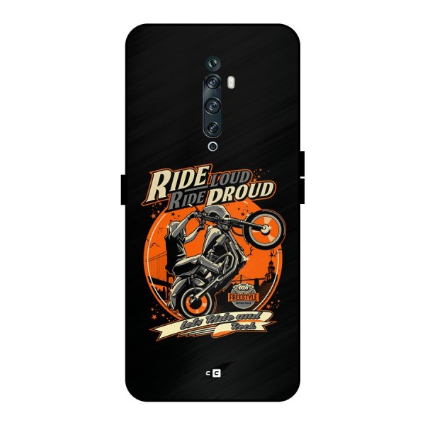 Proud Rider Metal Back Case for Oppo Reno2 F