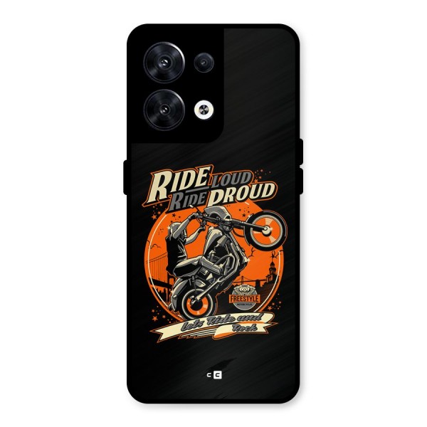 Proud Rider Metal Back Case for Oppo Reno8 5G