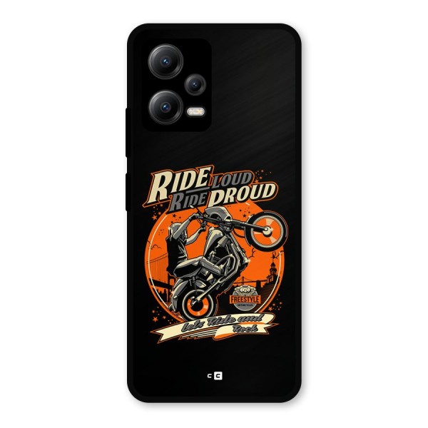 Proud Rider Metal Back Case for Poco X5