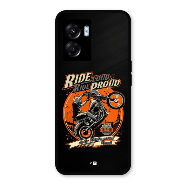 Proud Rider Metal Back Case for Realme Narzo 50 5G