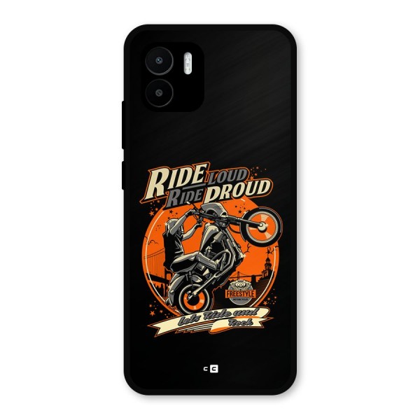 Proud Rider Metal Back Case for Redmi A1