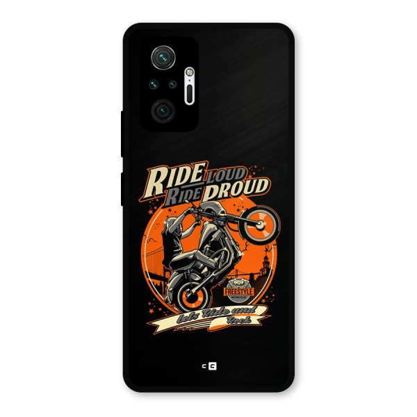 Proud Rider Metal Back Case for Redmi Note 10 Pro
