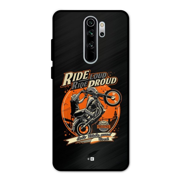 Proud Rider Metal Back Case for Redmi Note 8 Pro
