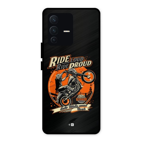 Proud Rider Metal Back Case for Vivo V23 5G