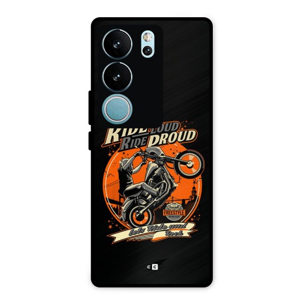 Proud Rider Metal Back Case for Vivo V29