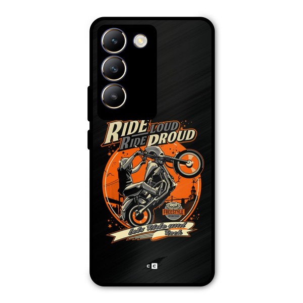 Proud Rider Metal Back Case for Vivo Y200e