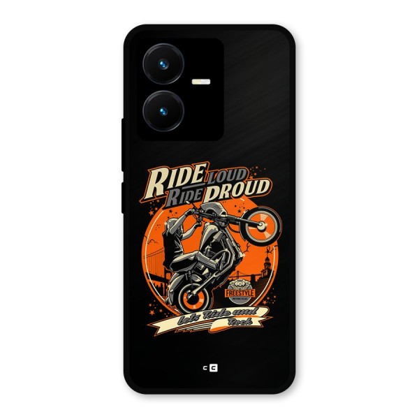 Proud Rider Metal Back Case for Vivo Y22