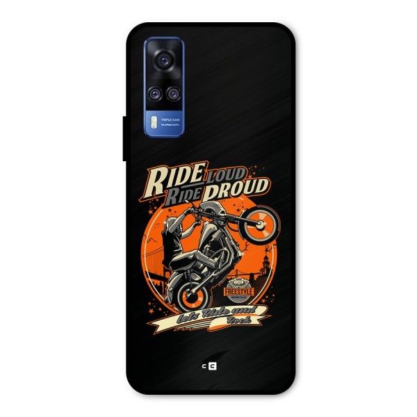 Proud Rider Metal Back Case for Vivo Y31