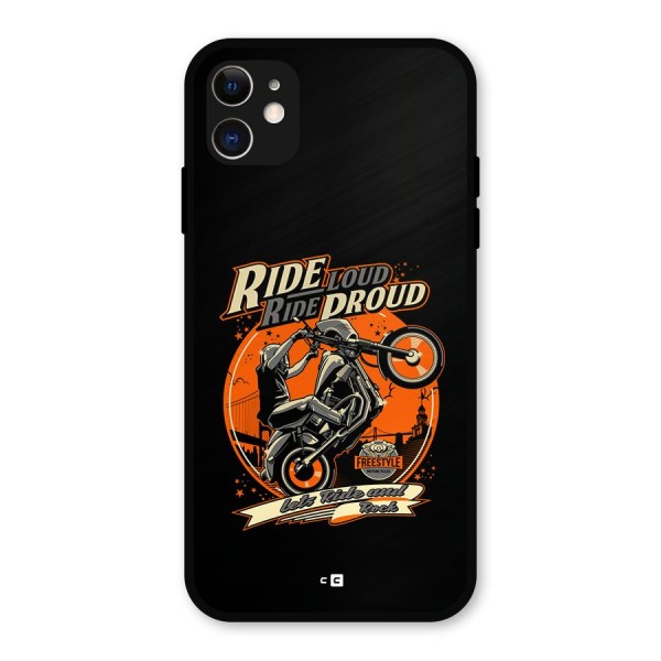 Proud Rider Metal Back Case for iPhone 11