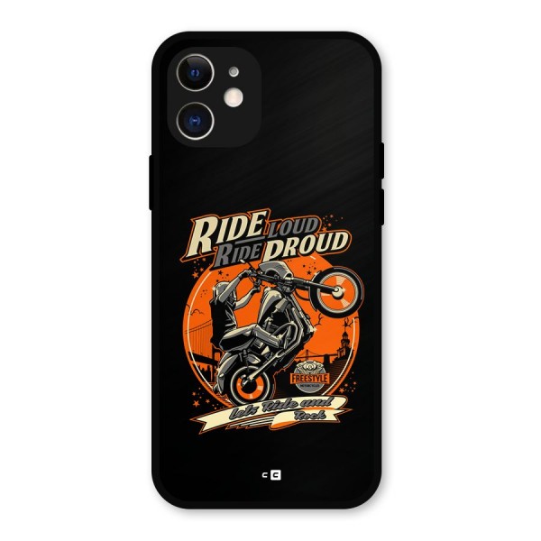 Proud Rider Metal Back Case for iPhone 12