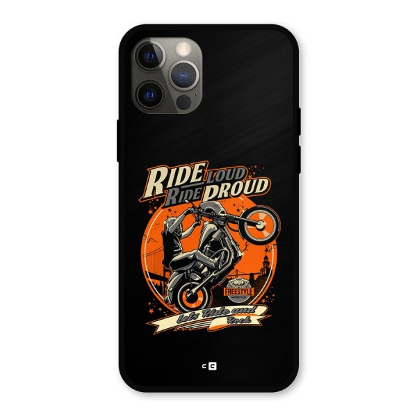 Proud Rider Metal Back Case for iPhone 12 Pro