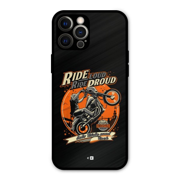 Proud Rider Metal Back Case for iPhone 12 Pro Max