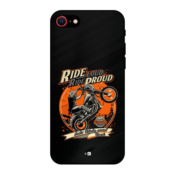 Proud Rider Metal Back Case for iPhone SE 2022