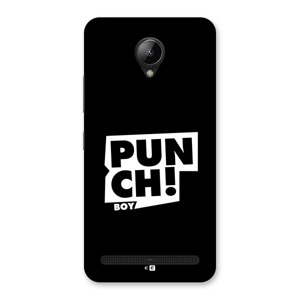 Punch Boy Back Case for Lenovo C2