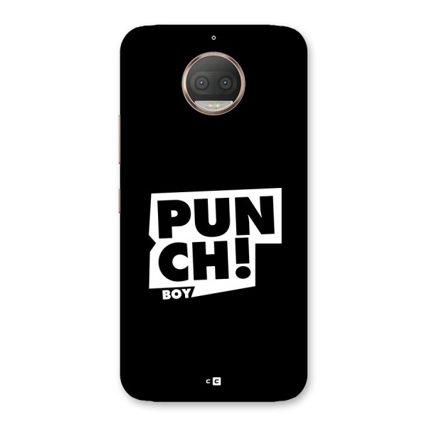 Punch Boy Back Case for Moto G5s Plus