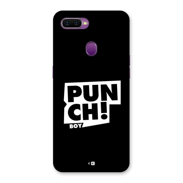 Punch Boy Back Case for Oppo F9