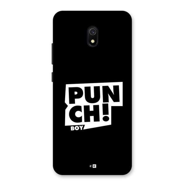 Punch Boy Back Case for Redmi 8A