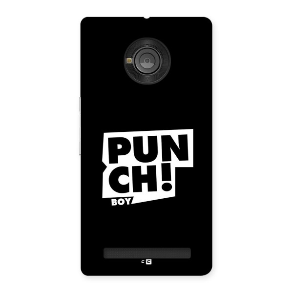 Punch Boy Back Case for Yuphoria