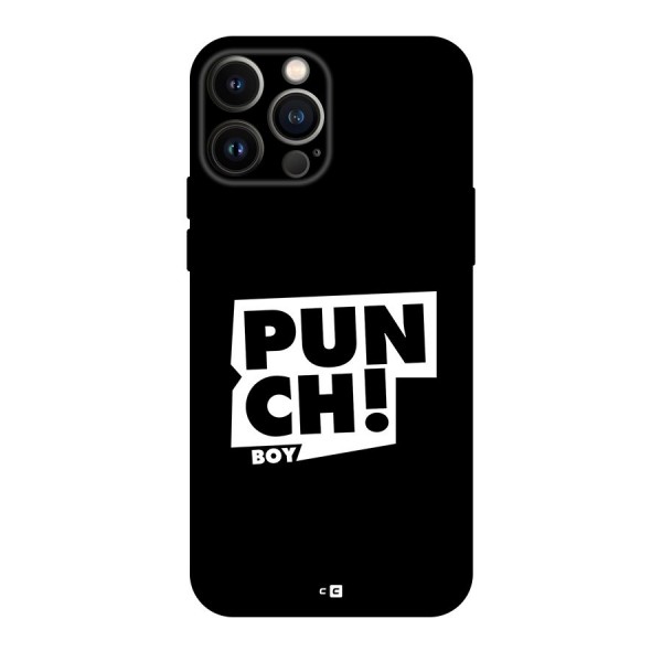 Punch Boy Back Case for iPhone 13 Pro Max
