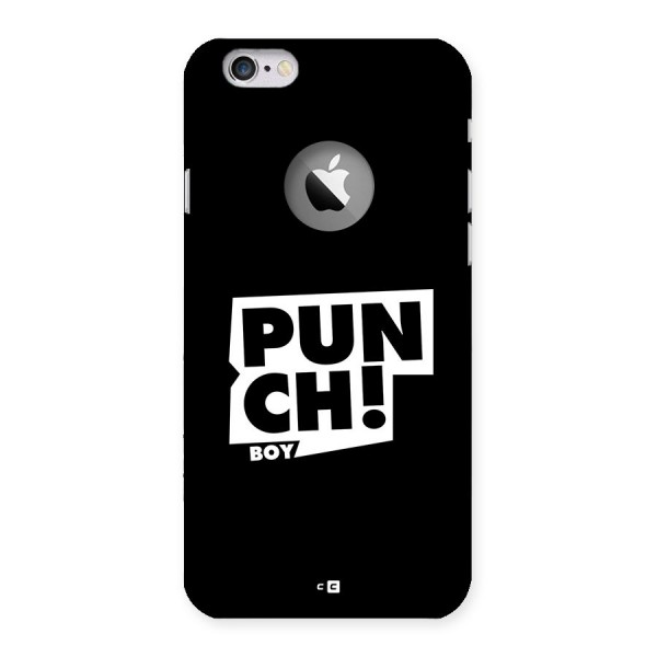 Punch Boy Back Case for iPhone 6 Logo Cut