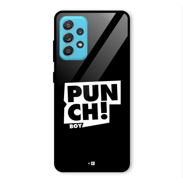 Punch Boy Glass Back Case for Galaxy A52