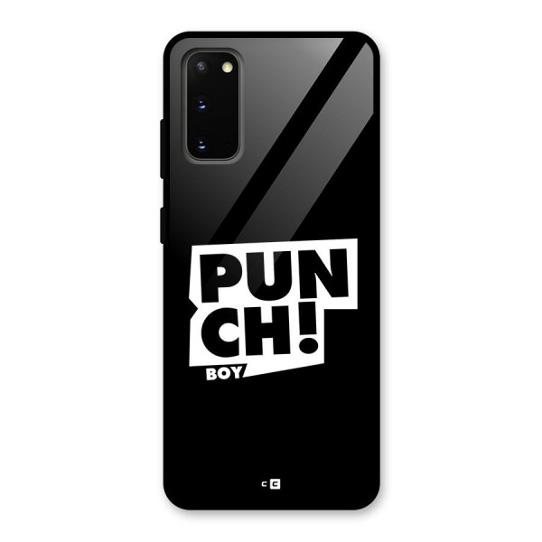 Punch Boy Glass Back Case for Galaxy S20