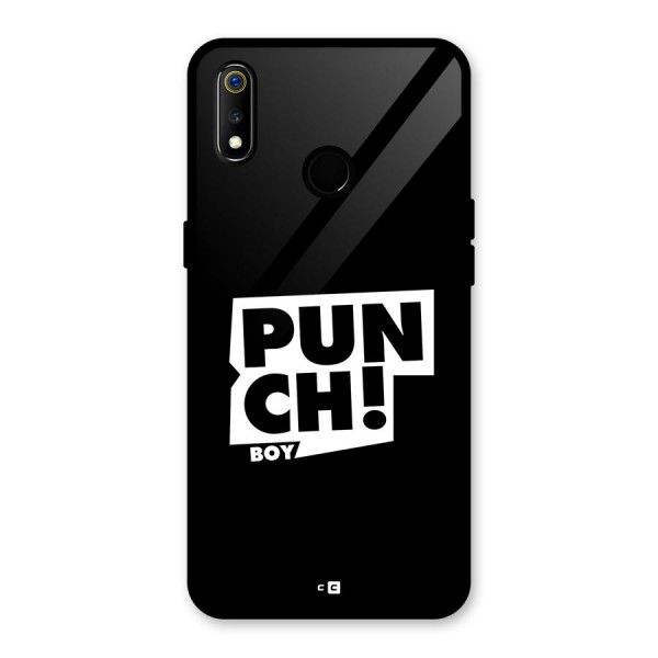 Punch Boy Glass Back Case for Realme 3